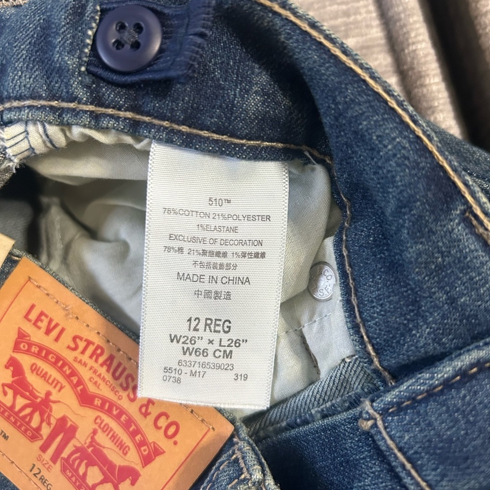 LEVIS BLUE JEANS - Picture 2 of 4